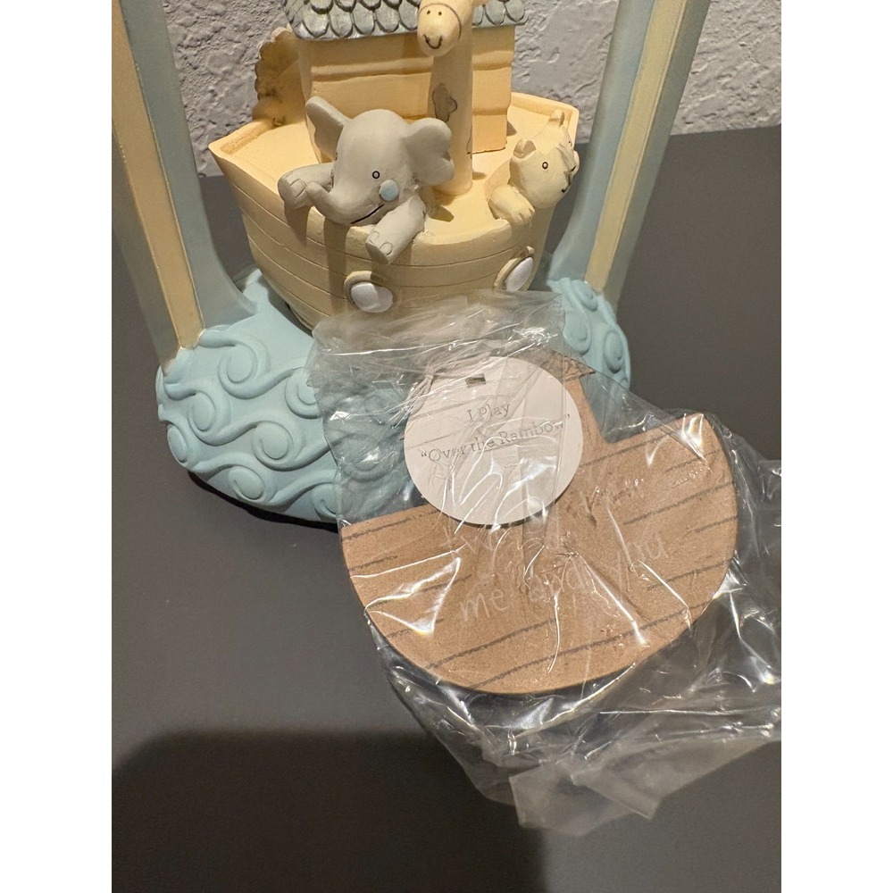 NIB DEMDACO Lori Siebert "Noah's Ark" Musical Figurine Plays "Over The Rainbow" - Picture 4 of 9